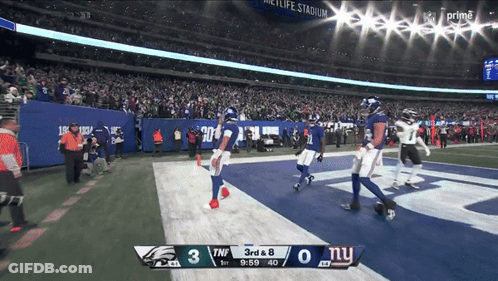Football Game Giants Vs Broncos GIF