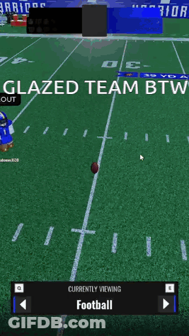 Football Game Glazed Team Vs Warriors GIF
