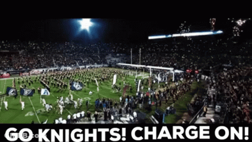 Football Game Go Knights Charge GIF