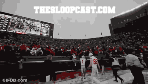Football Game Graphic Theloopcast.com GIF