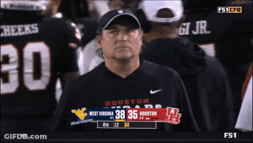 Football Game Houston Vs West Virginia GIF