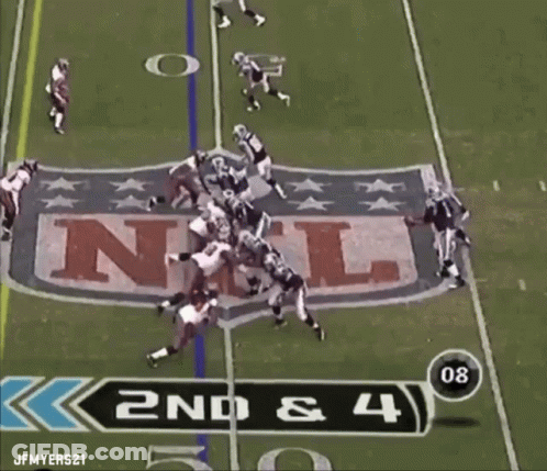 Football Game In 2Nd And 4 GIF