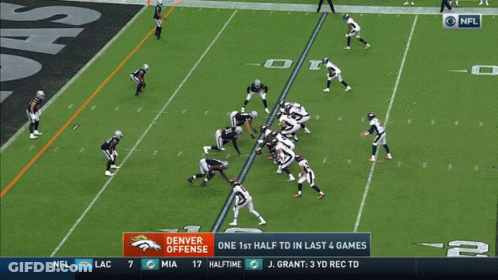Football Game In Front Of Banner Saying All Of Us GIF