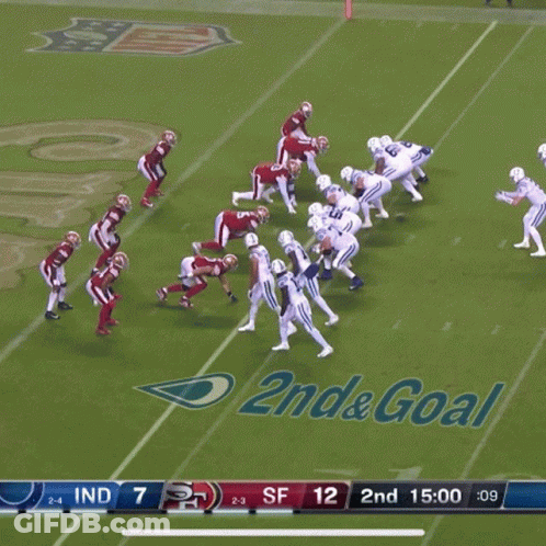 Football Game Indians Vs San Francisco 49Ers GIF