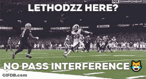 Football Game Lethodzz Here No Pass Interference GIF