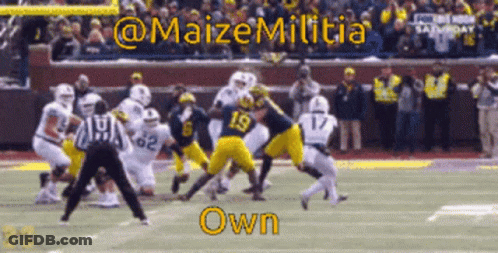 Football Game @Maize Militia GIF