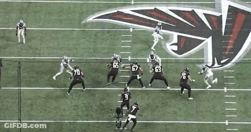 Football Game On 50 Yard Field GIF