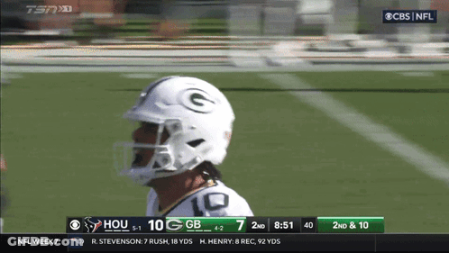 Football Game On CBS And NFL GIF