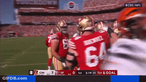 Football Game On CBS And NFL GIF