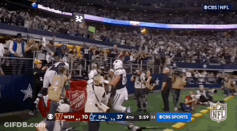 Football Game On CBS And NFL GIF