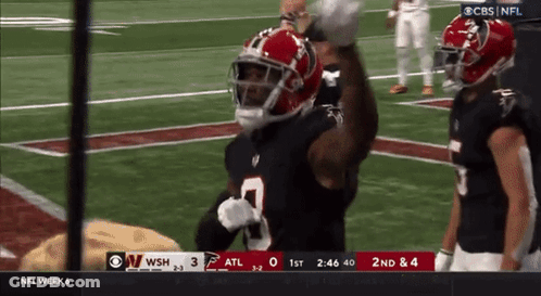 Football Game On CBS And NFL GIF