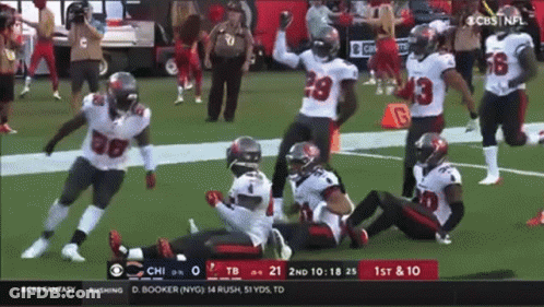 Football Game On CBS And NFL GIF