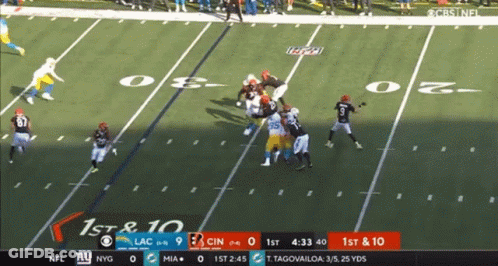 Football Game On CBS And NYG GIF