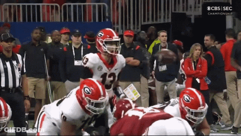 Football Game On CBS And SEC GIF