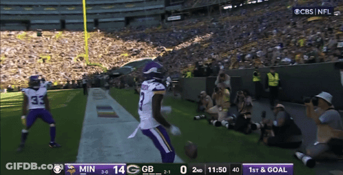 Football Game On CBS GIF