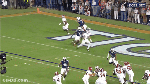 Football Game On CBS GIF