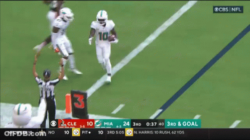 Football Game On CBS GIF
