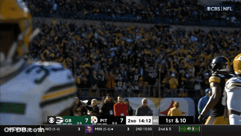 Football Game On CBS GIF