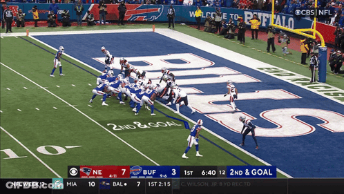 Football Game On CBS GIF