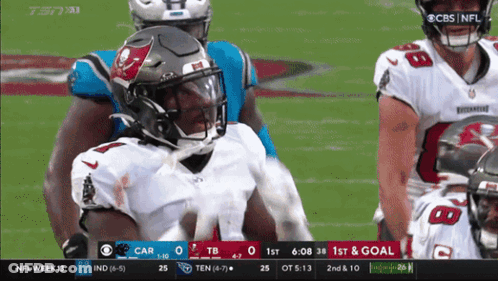 Football Game On CBS GIF
