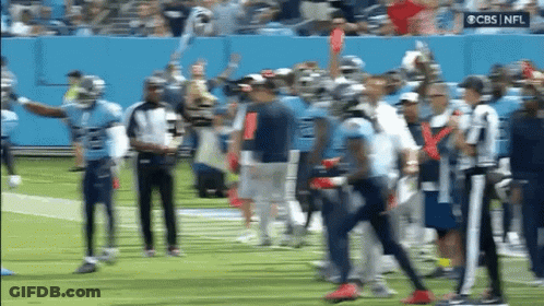 Football Game On CBS GIF