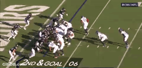 Football Game On CBS GIF