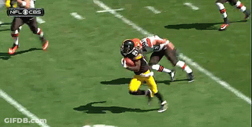 Football Game On CBS GIF