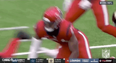 Football Game On CBS GIF