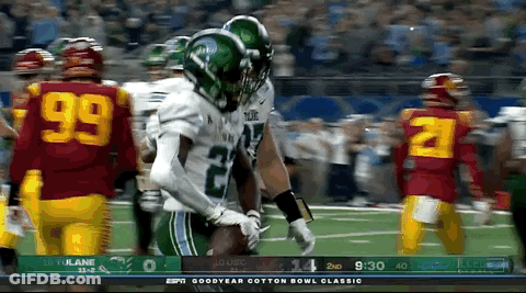 Football Game On ESPN GIF