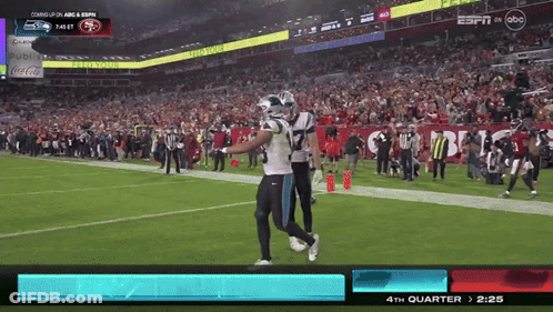 Football Game On ESPN And ABC GIF