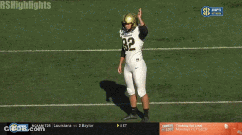 Football Game On ESPN And NCAAM GIF