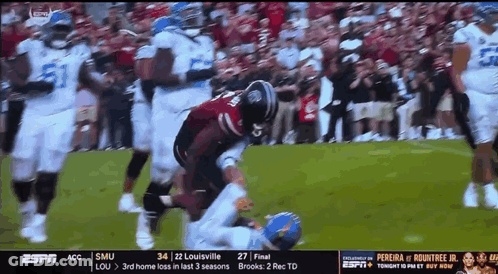 Football Game On ESPN GIF