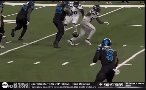 Football Game On ESPN GIF