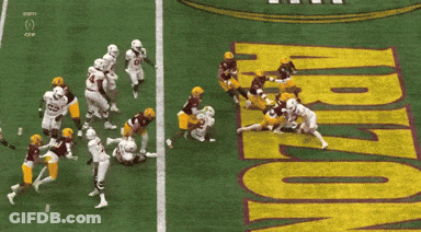 Football Game On Field Saying Arizona GIF