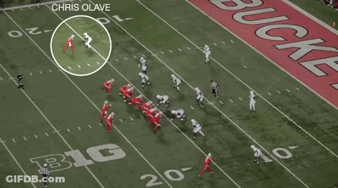 Football Game On Field Saying Big GIF