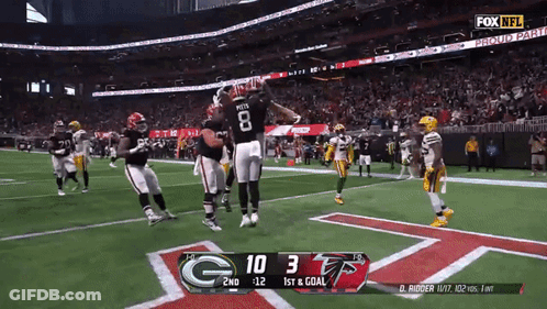Football Game On Field Saying Stop GIF