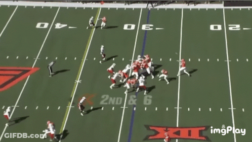 Football Game On Field With Number 40 GIF
