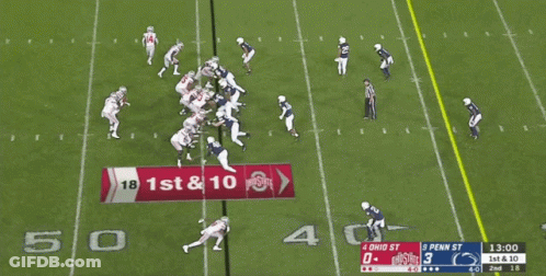 Football Game On Field With Sloopcast GIF