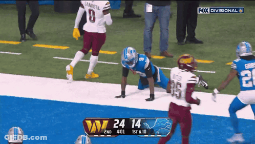 Football Game On Fox Divisional Channel GIF