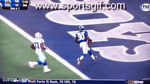 Football Game On Fox Sports GIF