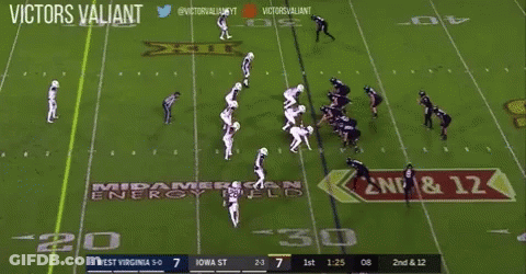 Football Game On Mid American Energy Field GIF