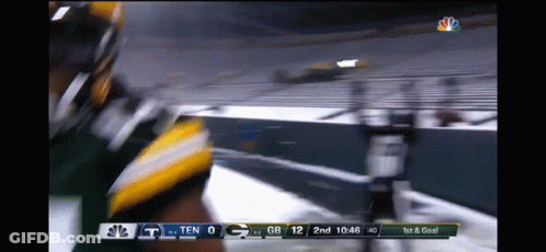 Football Game On NBC Score 10 To 12 GIF