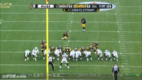 Football Game On Pittsburgh Field GIF