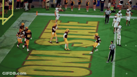 Football Game On Titans Field GIF