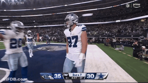 Football Game On TNT Score 35 To 7 GIF