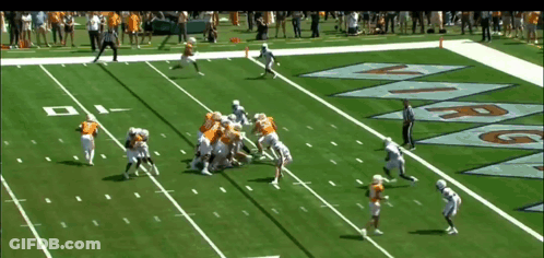 Football Game On Virginia Field GIF