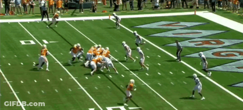 Football Game On Virginia Field GIF