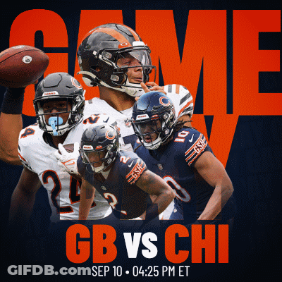 Football Game Poster Bears Vs Chi GIF