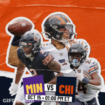 Football Game Poster Bears Vs Chi GIF