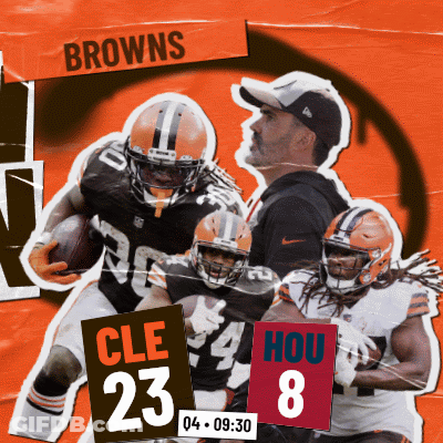 Football Game Poster Browns Vs Cle 23 GIF
